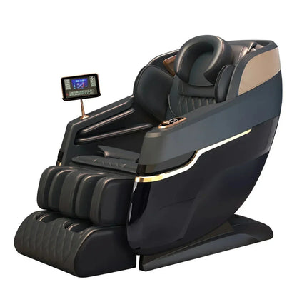 4D SL Tracking Massagesessel, Zero Gravity Liegesessel, Ganzkörper-Airbag-Massagesofa, Bürostuhl mit Touchscreen, 3 Jahre