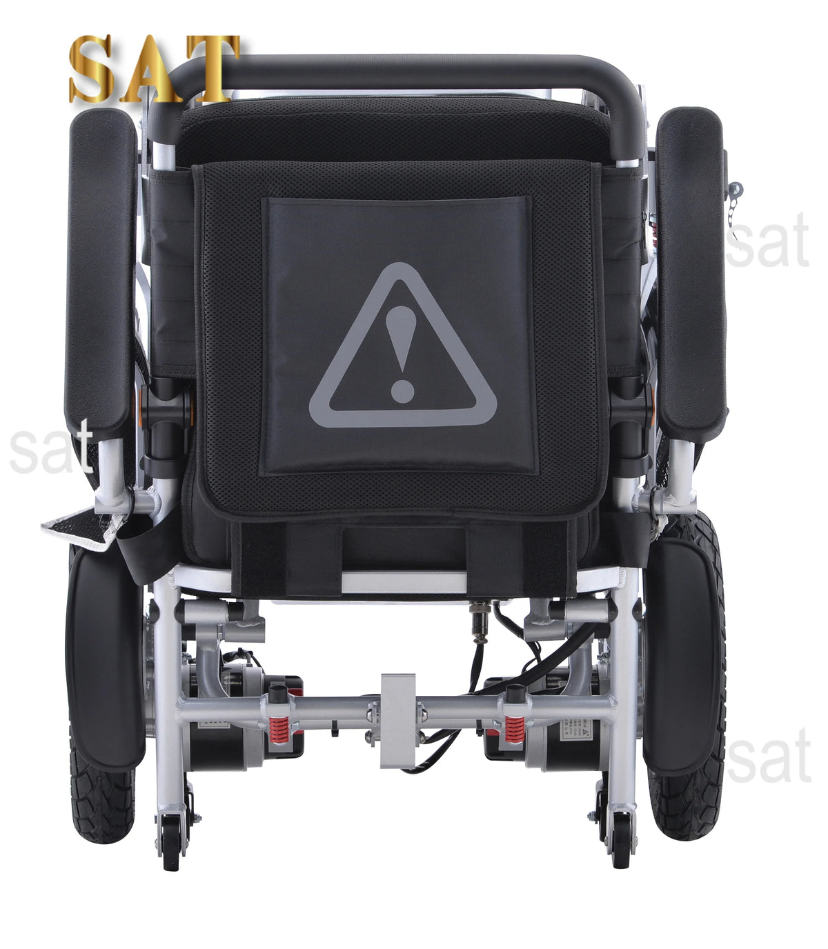 -Health Care Supply Shock Absorption Disabled Portable Wheelchair Folding Lightweight Aluminum Auto-folding Electric Wheelchair