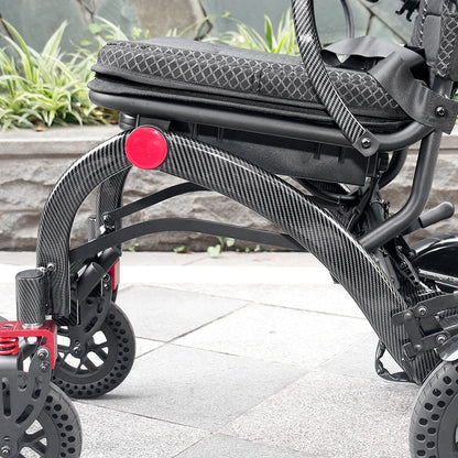 Bürstenloser Motor Fernbedienung Automatisch Antrieb Leicht Faltbar Reise Elektrorollstuhl