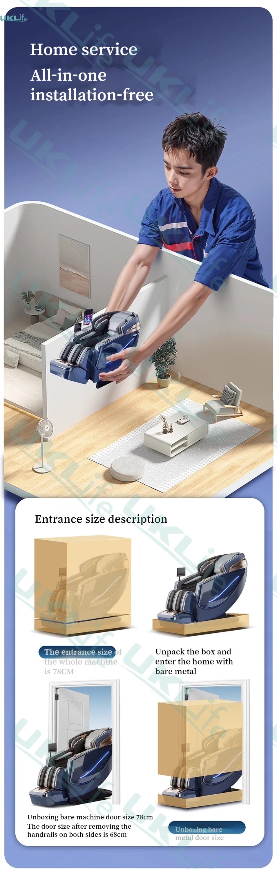 Dual Core 6D Massagesessel mit SL-Schiene, Heizschal, Thai-Stretch & KI-Sprachsteuerung – Ganzkörper-Schwerelosigkeitsliege