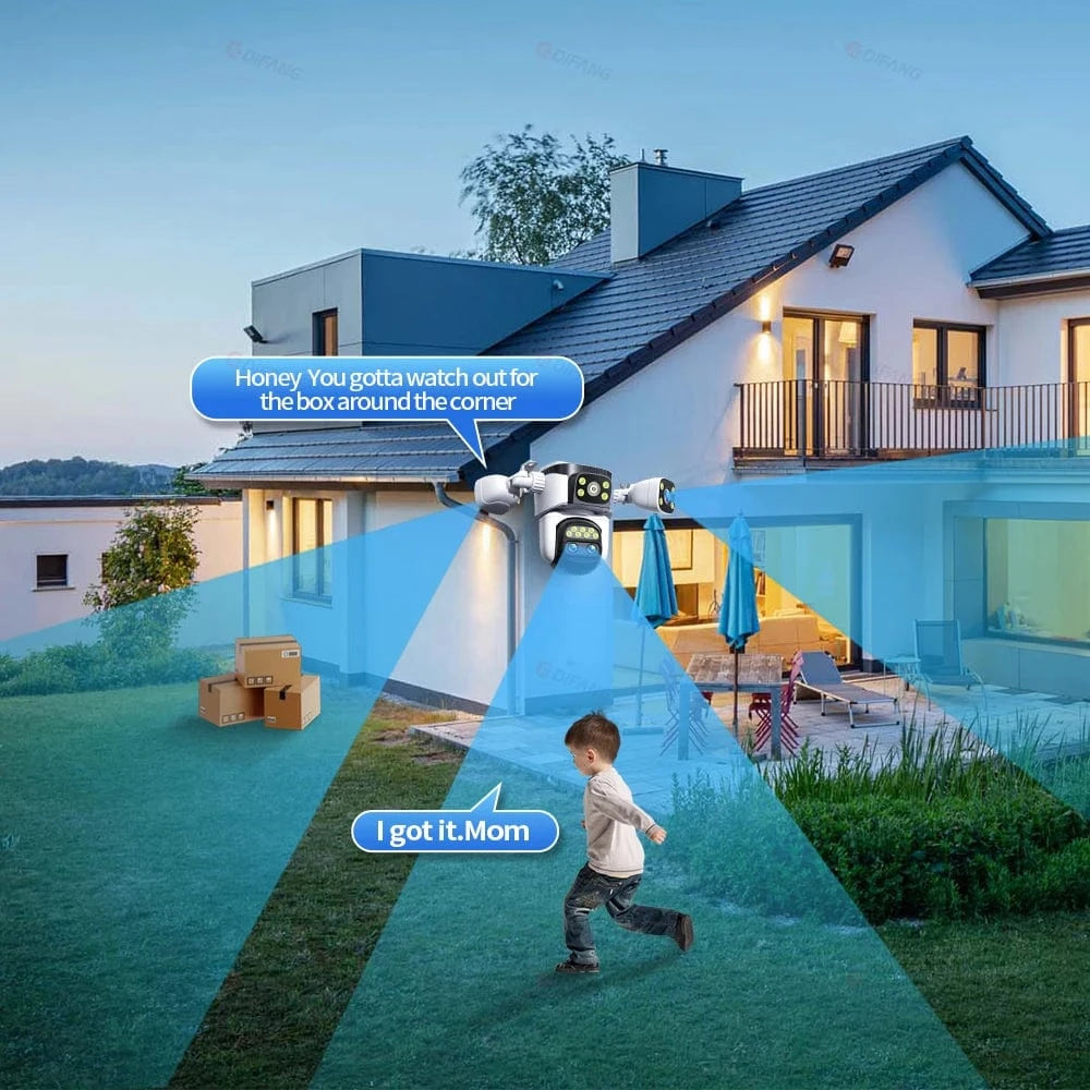 Outdoor 10K WiFi6 Security Camera – 20MP, 10X Optical Zoom, PTZ, Auto Tracking