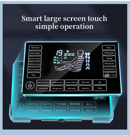 3D-Manipulator Smart Screen Touch Sl Track Ganzkörpermassage Schwerelosigkeit Elektrischer Relaxsessel Massagesessel