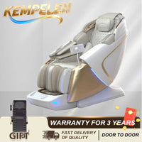 Flaggschiff 4D+3D Dual-Core Smart Massagesessel | KI-Zielerkennung & 149cm SL-Schiene | 6 Meditationsmodi & Zero Gravity Rocking