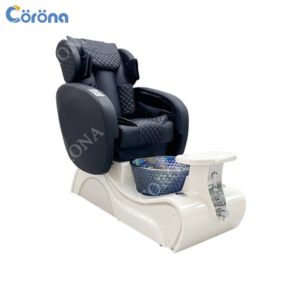 Professional No Plumbing Luxury Foot Spa Pedicure Chair With Massage