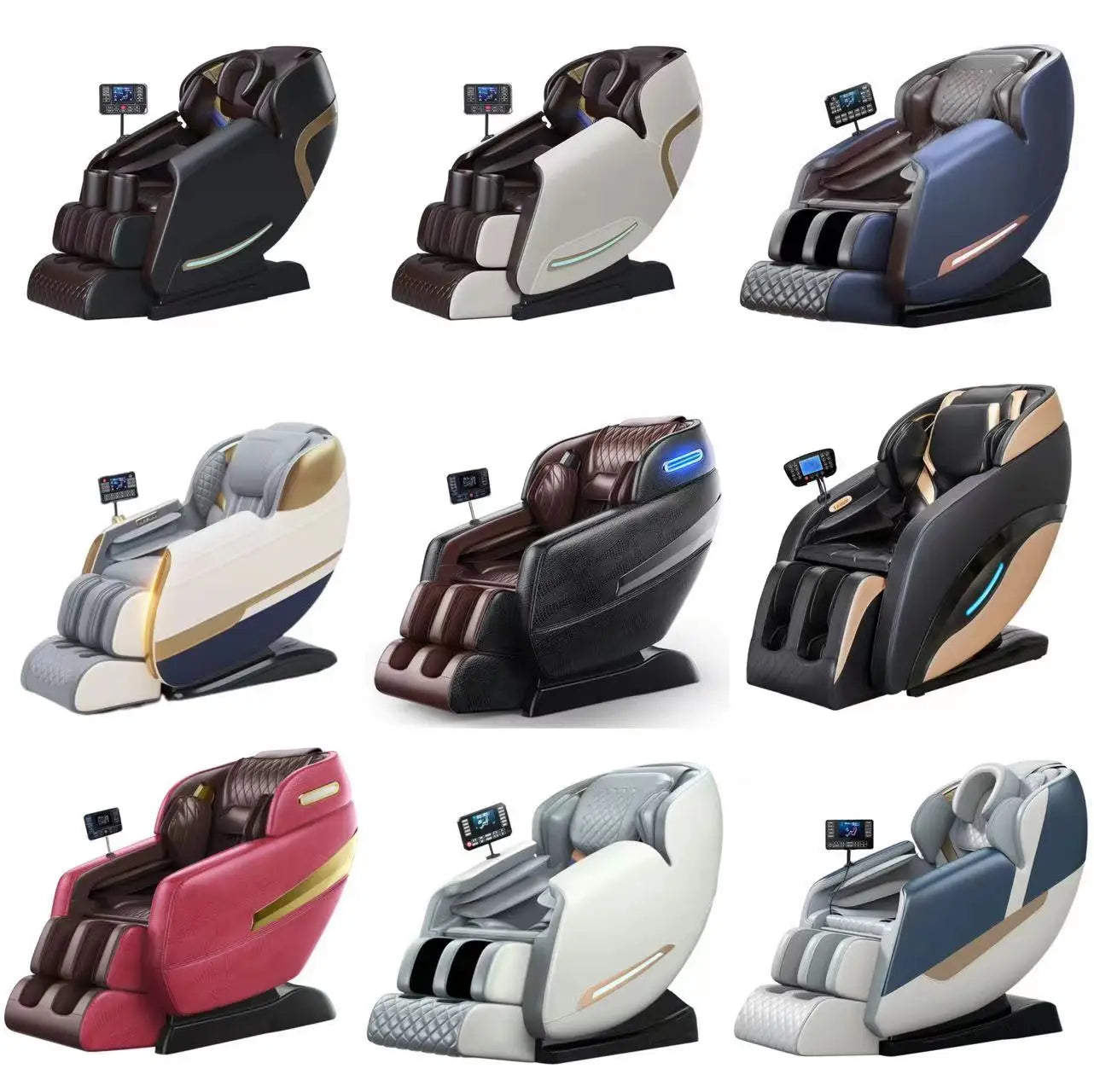 Guangdong Cheap Sl Track Full Body Shiatsu Massage Chair 8d zero Gravity Luxury Dropshipping Full Body Wholesale Ningde Mk