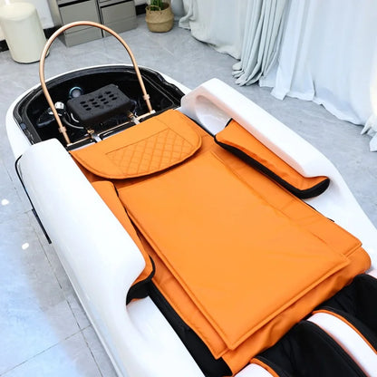 Customization Color 4D Full Body Massage Shampoo Bed Beauty Salon Hair Washing Spa Head Therapy Bed for Barbershop