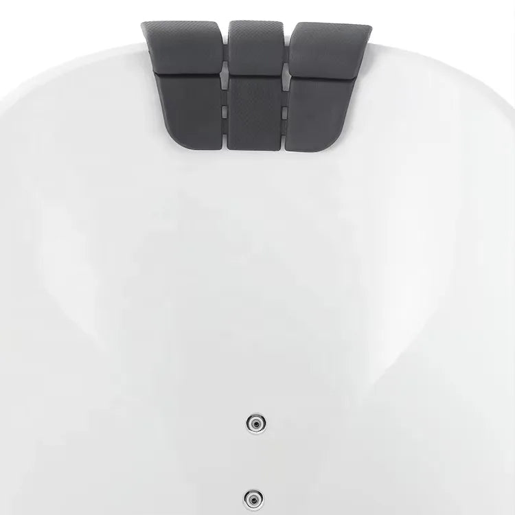 Modern Bathroom Whirlpool Air Jet Bath Tub Free Standing Acrylic SPA Massage Bathtub With Shower Faucet White