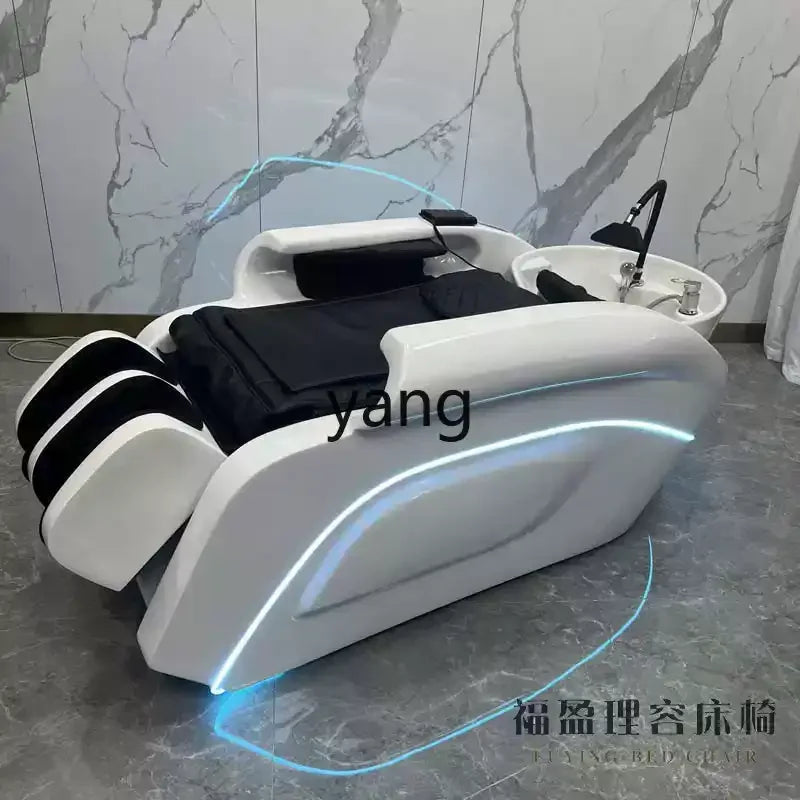 LTT electric smart shampoo bed barber shop hair shop semi-automatic flushing bed