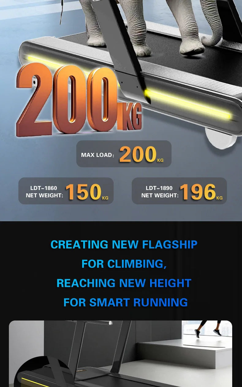 2025 Neues Design Kommerzielles Laufband Cardio-Trainingsgeräte Fitnessstudio Spiegel-Laufband für Bodybuilding
