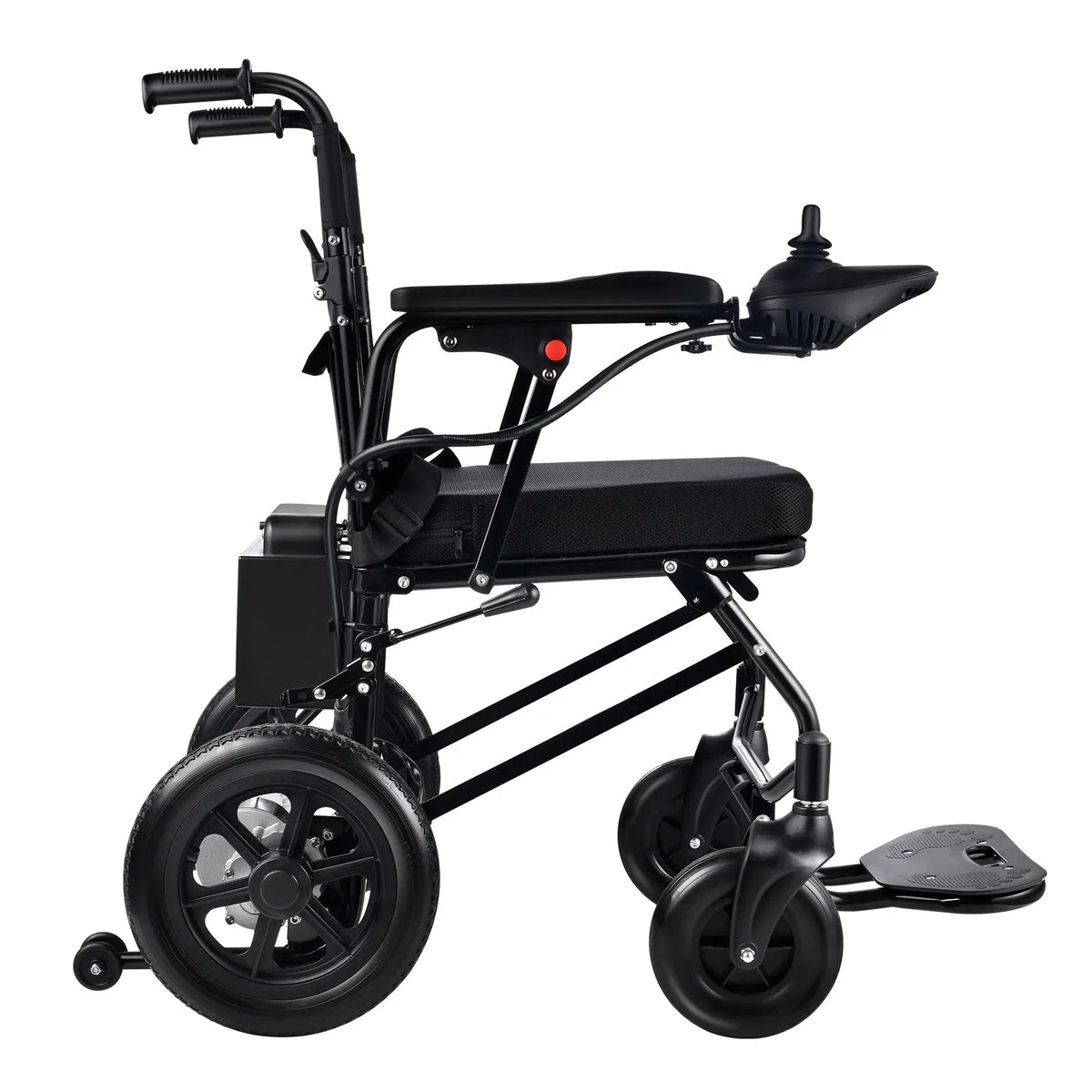 Hochwertiger faltbarer Elektrorollstuhl aus Aluminiumlegierung – Automatischer Gehwagen und Rollator für ältere und behinderte Pendler