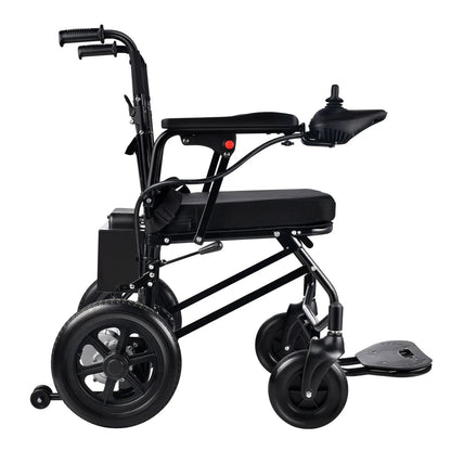 Hochwertiger faltbarer Elektrorollstuhl aus Aluminiumlegierung – Automatischer Gehwagen und Rollator für ältere und behinderte Pendler