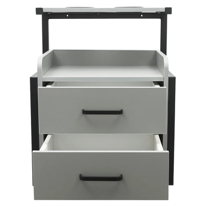 Multifunktionale Salonwagen Wandmontierter Friseurschrank Friseursalon Spezial Dauerwellen-Färbemittel-Ablageregal Möbel