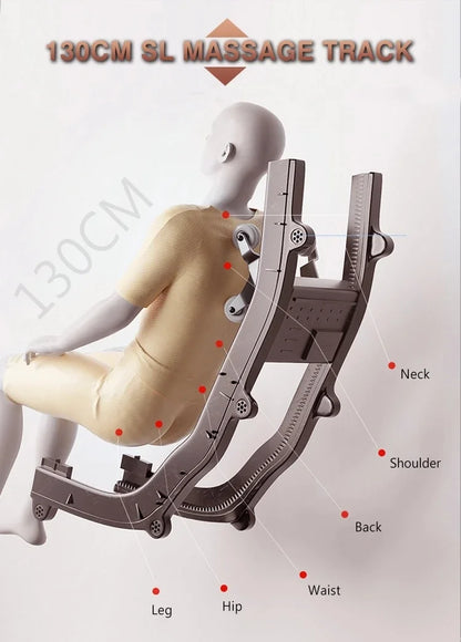 Luxury Modern Multifunctional Air Pressure 3D Message Chair 4D Zero Gravity Heating Shiatsu Massage Chair For Head Foot Body