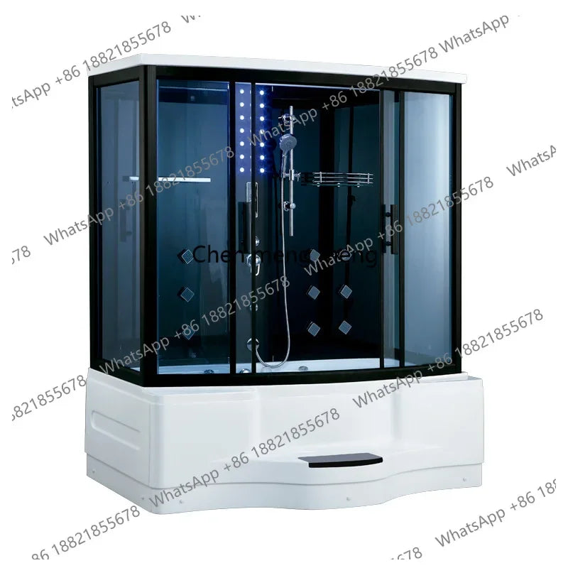 Home Badezimmer Musikfunktion Glas Luxus Dampfduschkabine Sauna M178