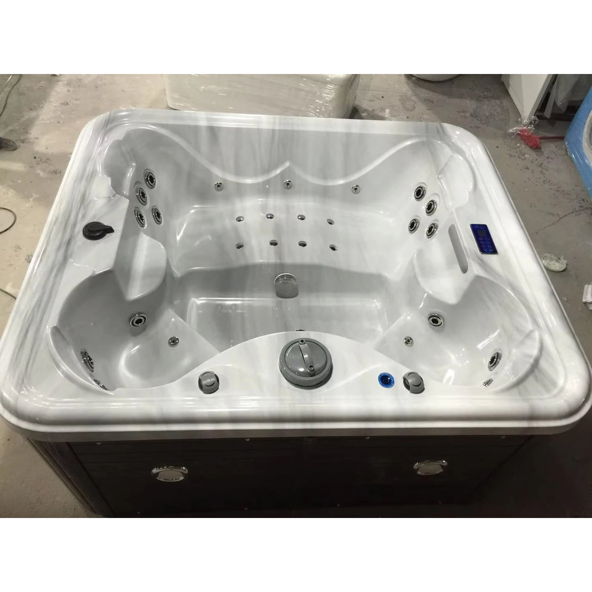2120X2120X900mm 4 people Swimming Pool Whirlpool Bathtub Hydromassage Surf Massage Outdoor SPA 99-2