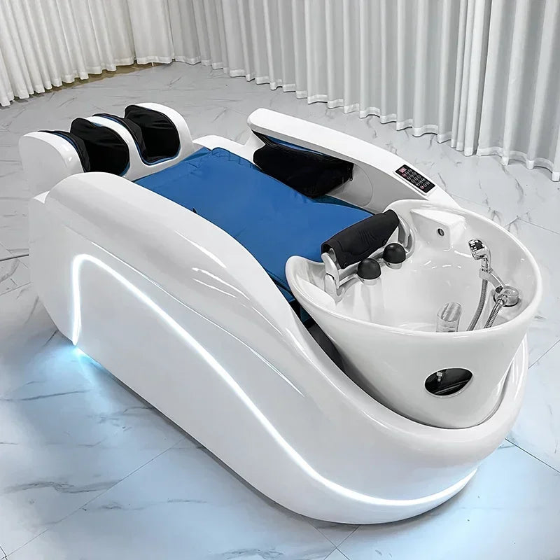 ss D Intelligentes automatisches Massage-Shampoo-Bett, Wasserzirkulation, Haarbehandlung, Schönheitssalon, Begasungs-Spülbett