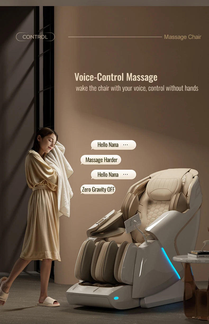 2026 Künstliche Intelligenz Gesundheitswesen Produkte Ganzkörper 4D Schwerelosigkeit Luxus S L Track Massagesessel