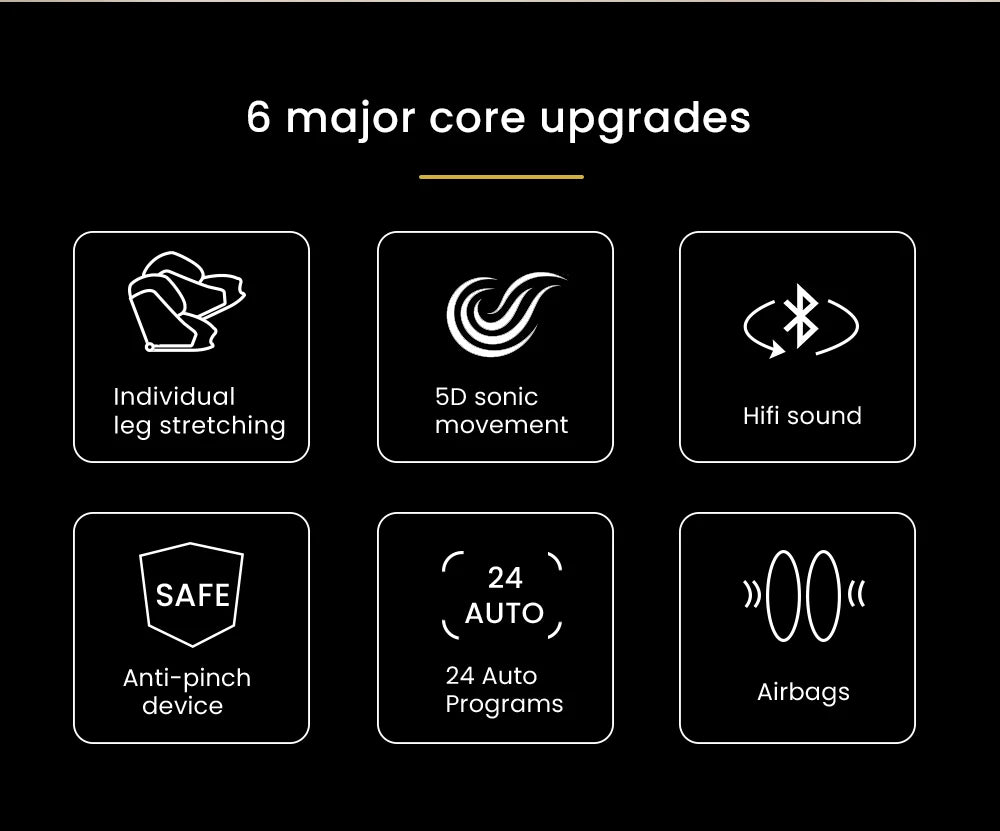 MSTAR Japanischer Luxus-Elektrischer 4D Zero Gravity Ganzkörper-Airbags Massagesessel Preis