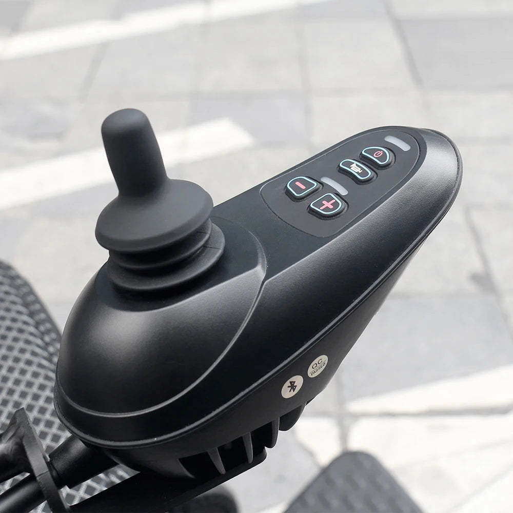 Bürstenloser Motor Fernbedienung Automatisch Antrieb Leicht Faltbar Reise Elektrorollstuhl