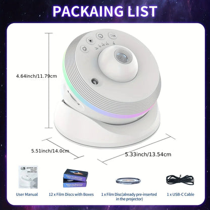 13-in-1 Galaxy Star Projector  Ultra-Clear with Meteor Effect