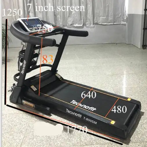 Multifunktionales Cardio-Fitness-Laufband, klappbares elektrisches Motorlaufband
