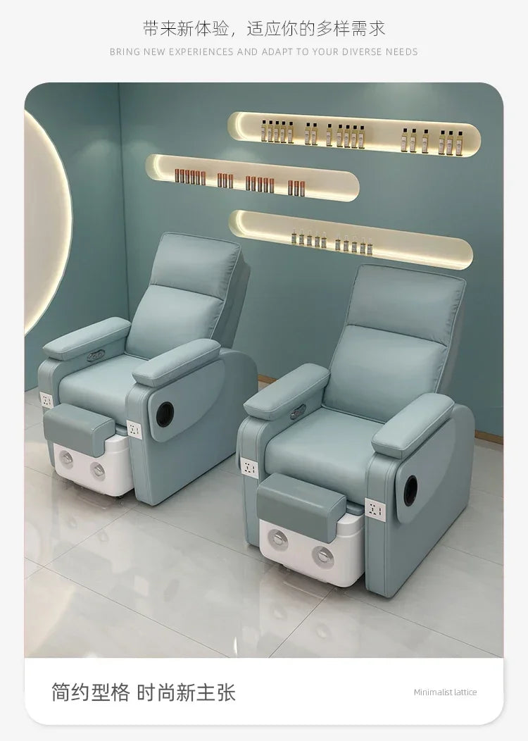 Massage Pedikürstuhl professioneller Spa-Luxus
 Kosmetikerin Nagelstudio Stühle Maniküre Pediküre Stuhl
 Salonmöbel