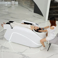 Kopfhautmassage-Shampoo-Bett Shampoo Waschen Friseurbecken Professionelle Ausrüstung Stuhl Chaise Friseursalon
