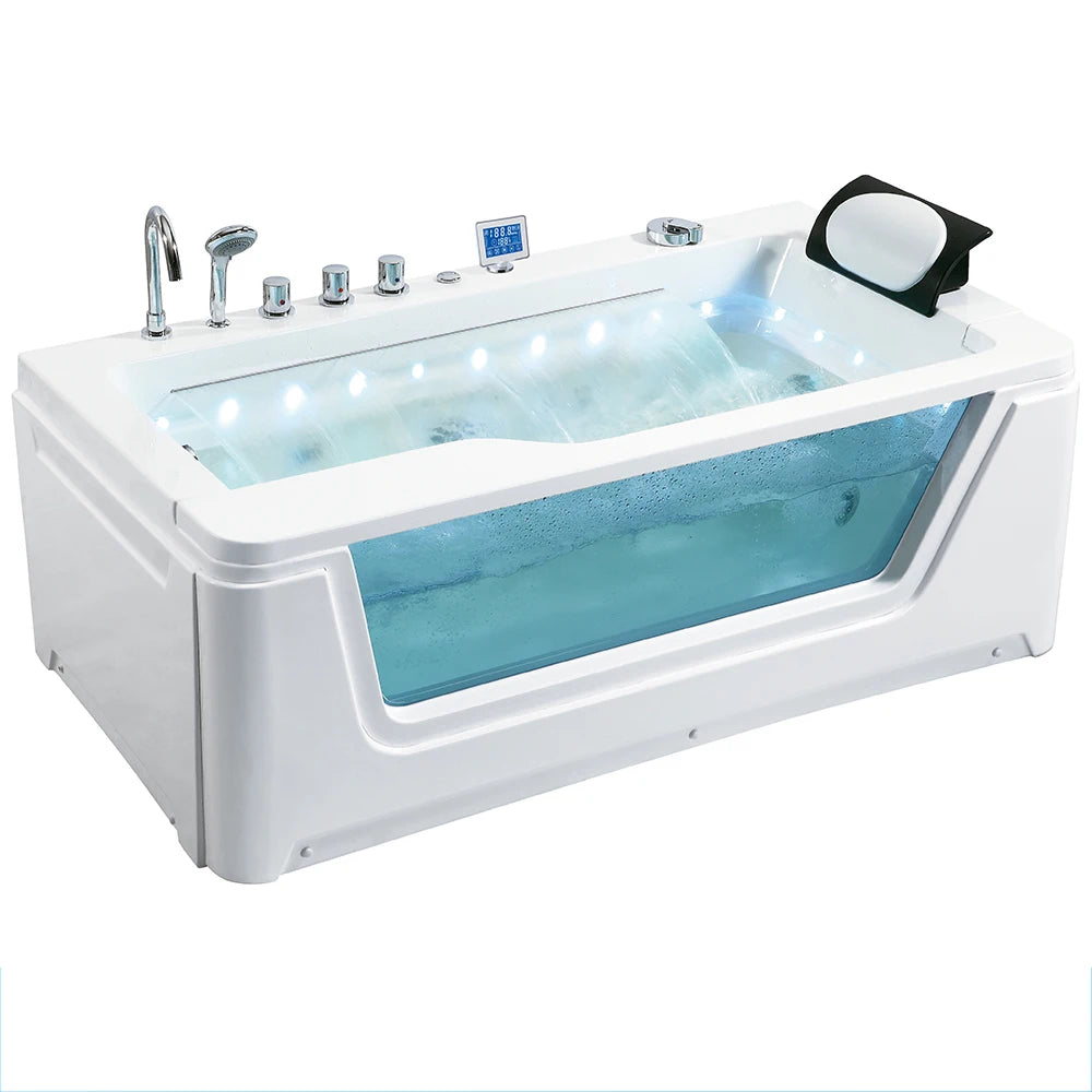 6072 Kit Whirlpool-Jacuzzi-Preise Einzelbadewannen mit Hydrotherapie-Spa Yacuzzi Eisbadewannen