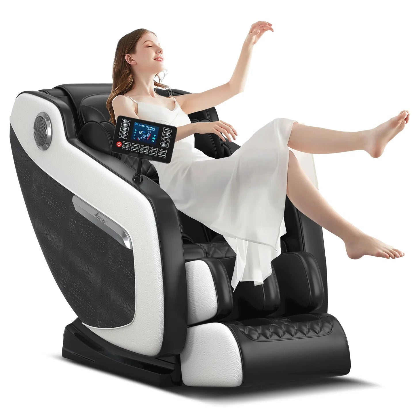 2025 7ft Professioneller Ganzkörper-Elektromassagesessel 400Lbs Kapazität 4D Massage Schwerelosigkeit Multifunktions-Heimmöbel