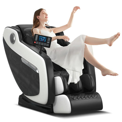 2025 7ft Professioneller Ganzkörper-Elektromassagesessel 400Lbs Kapazität 4D Massage Schwerelosigkeit Multifunktions-Heimmöbel