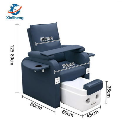 XinSheng Fußbad Nagelstuhl Pedikürestühle Salon SPA Fußmassage Maniküre Möbel Sofa Material Rückenlehne Elektrische Hebefunktion2026