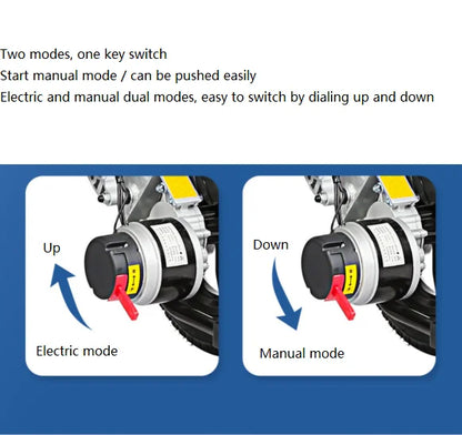 Hot Sell faltbarer Elektrorollstuhl aus Aluminium – mit Motorsteuerung und Lithium-Batterie-Kupplung zur Einstellung von manuellem/elektrischem Betrieb – BZ-E03