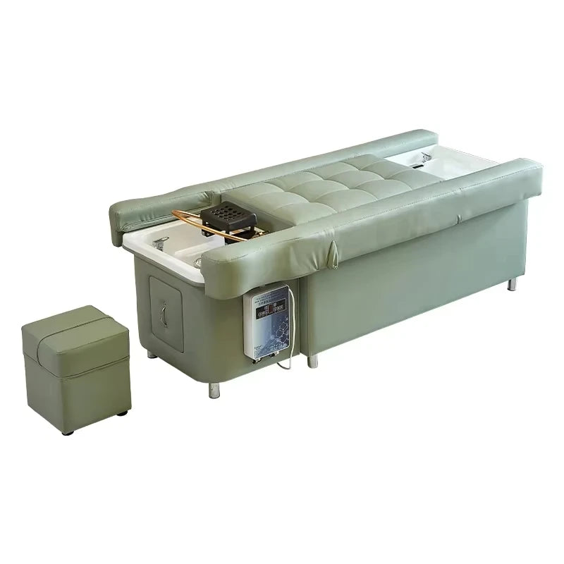 Modern Beauty Salon Back Lift Hair Washing Massage Head Spa Foot Pedicure Shampoo Bed