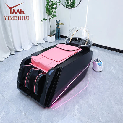 Kopf-Gesichts-Spa-Bett Luxus-Salonmöbel Kopf-Spa-Haarwäsche Thai-Kopf-Spa-Massage Zirkulation Elektrisch