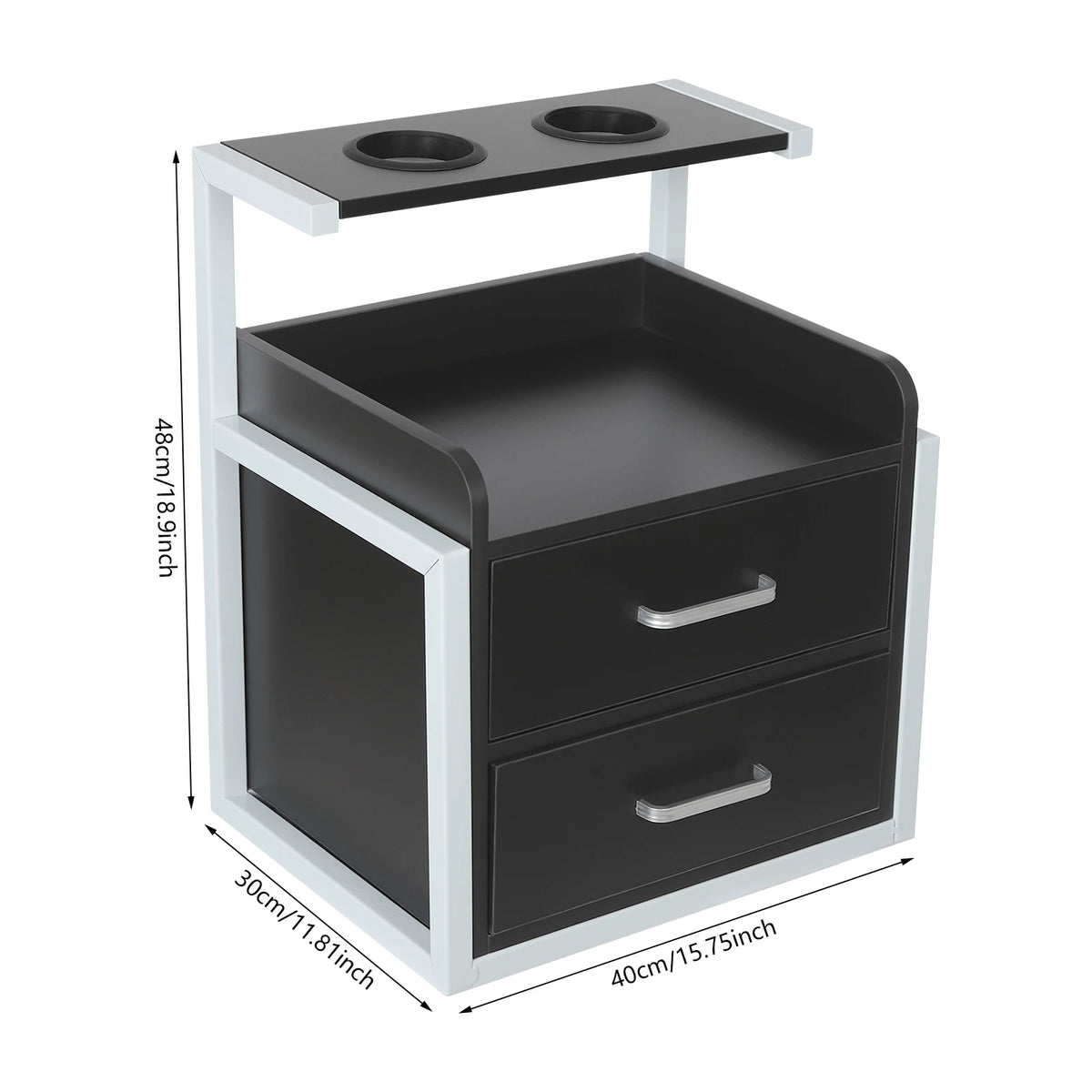 Multifunktionale Salonwagen Wandmontierter Friseurschrank Friseursalon Spezial Dauerwellen-Färbemittel-Ablageregal Möbel