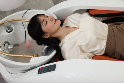 Intelligente Massage-Haarwaschliege, Massagetisch, Kopf-SPA-Salonmöbel für Luxussalons, Friseurdienstleistungen