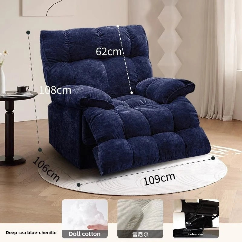Smart Elektrischer Lazy-Sofa-Sessel Wohnzimmer Modern Einzelsitz mit Schlafmodus Multifunktionales Design Komfortable Ruhe