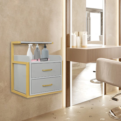 Multifunktionale Salonwagen Wandmontierter Friseurschrank Friseursalon Spezial Dauerwellen-Färbemittel-Ablageregal Möbel
