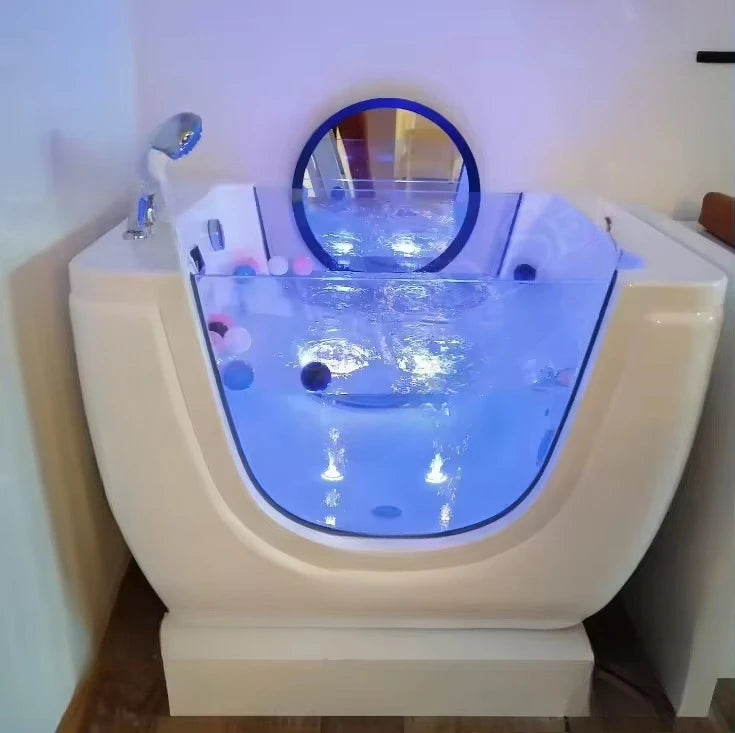 Made in China Freistehende Spa Baby Schwimmbad Spa Whirlpool Kinder Acryl Vision Badewanne