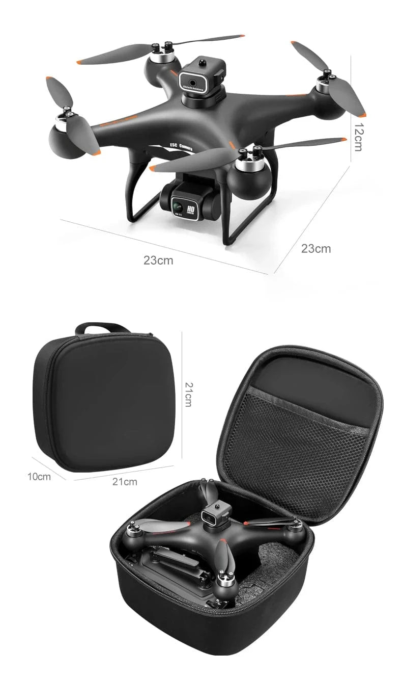 S116 MAX 8K Dual Camera Drone with 360° Obstacle Avoidance – Professional Brushless FPV RC Quadcopter with Optical Flow