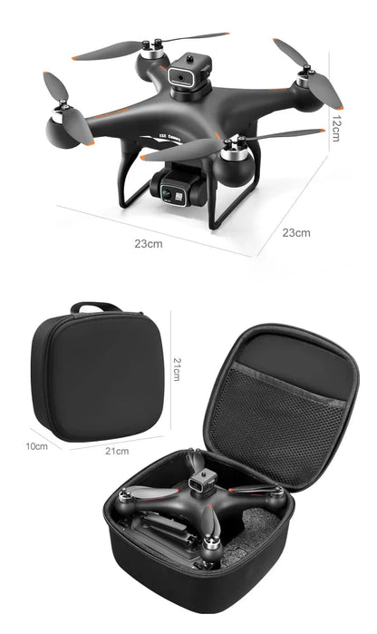 S116 MAX 8K Dual Camera Drone with 360° Obstacle Avoidance – Professional Brushless FPV RC Quadcopter with Optical Flow