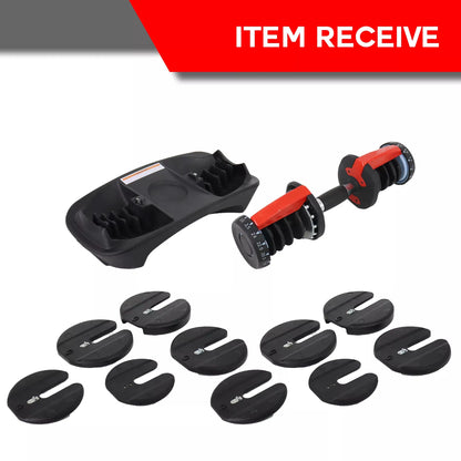 In Stock Home Gym Multi-function Cast Iron Dumbbells 24kg 40kg 52.5lbs 90 Lbs Adjustable Dumbbell Set