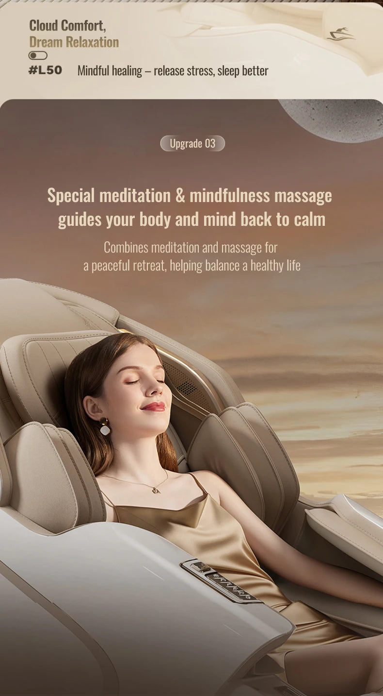 2026 Künstliche Intelligenz Gesundheitswesen Produkte Ganzkörper 4D Schwerelosigkeit Luxus S L Track Massagesessel