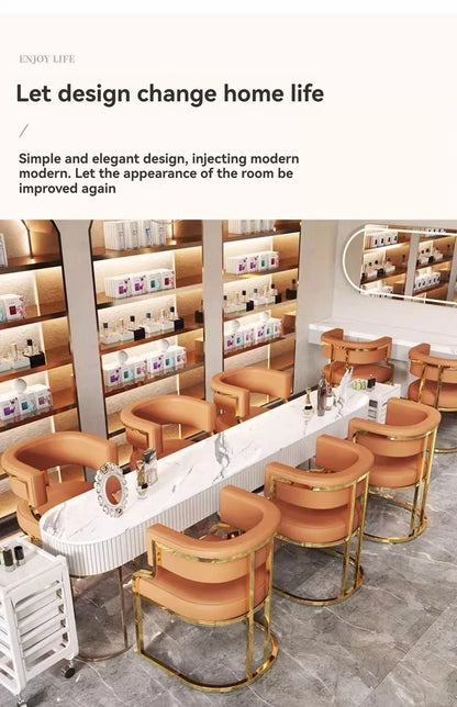 Luxuriöse, moderne, schlichte Freizeitstühle, Esszimmerstühle, Heimbesprechungsstühle, Mode-Make-up-Stühle, Teetischstühle