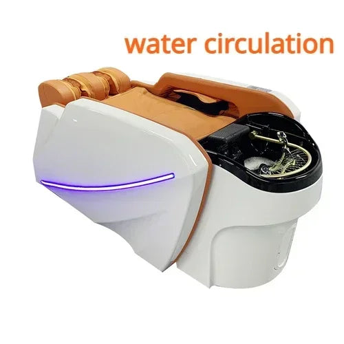 M178 Automatisches intelligentes elektrisches Massage-Shampoo-Bett für Friseursalons, spezielles Wasserzirkulations-Haarpflegebett