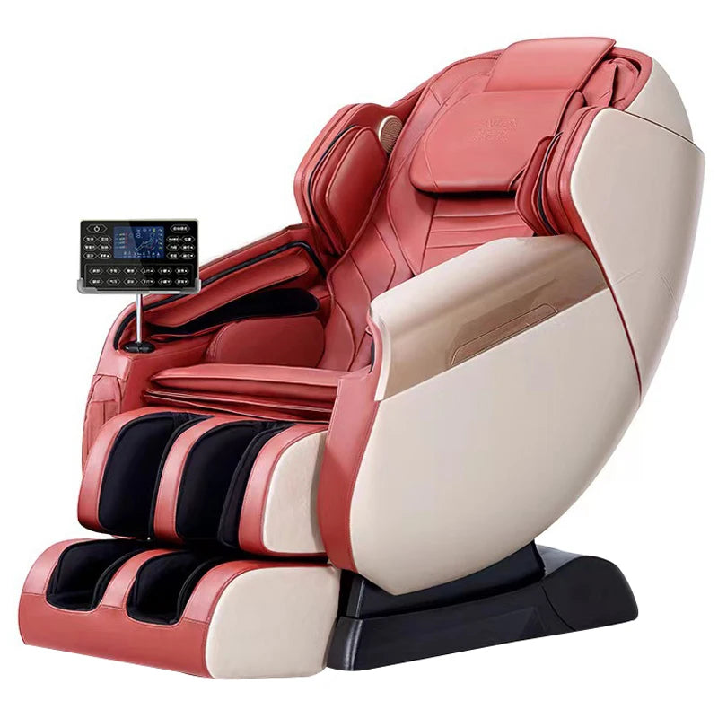 Elektrischer Ganzkörper-Airbag-Massagesessel Zero Gravity Hifi-Musik Entspannender Massagesessel Kneten Multifunktional Gemütlich