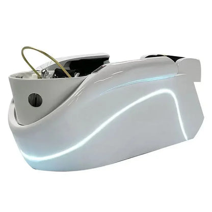 ss neues intelligentes elektrisches Massage-Shampoo-Bett, konstante Temperatur, automatische Wasserzirkulation, Begasungs-Kopftherapie-Bett