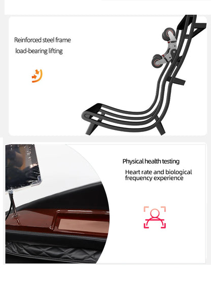 2025 New Tech 4D Massage Chair AI Voice Control Full Body Air Compression SL Track Heat Therapy Foot Roller USB Charging chair