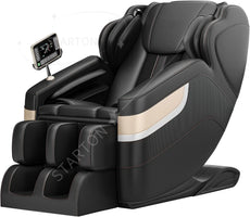 Ganzkörpermassage-Sessel, Zero-Gravity-Massageliege mit 6 Automatikmodi, Ganzkörper-Airbags, Bluetooth, für Büro geeignet