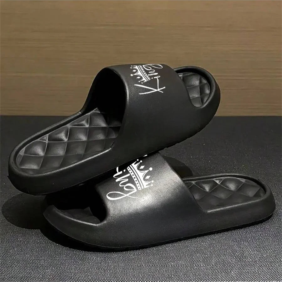 Neue legere, innovative Design-Herrenschuhe Eva-Weichsohle leichte Hausschuhe Hochwertige exklusive Marken-Hausschuhe